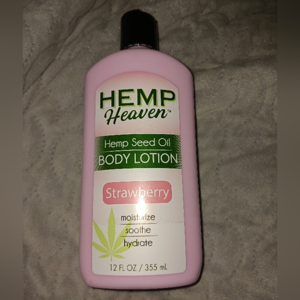 NEW! HEMP HEAVEN STRAWBERRY LOTION